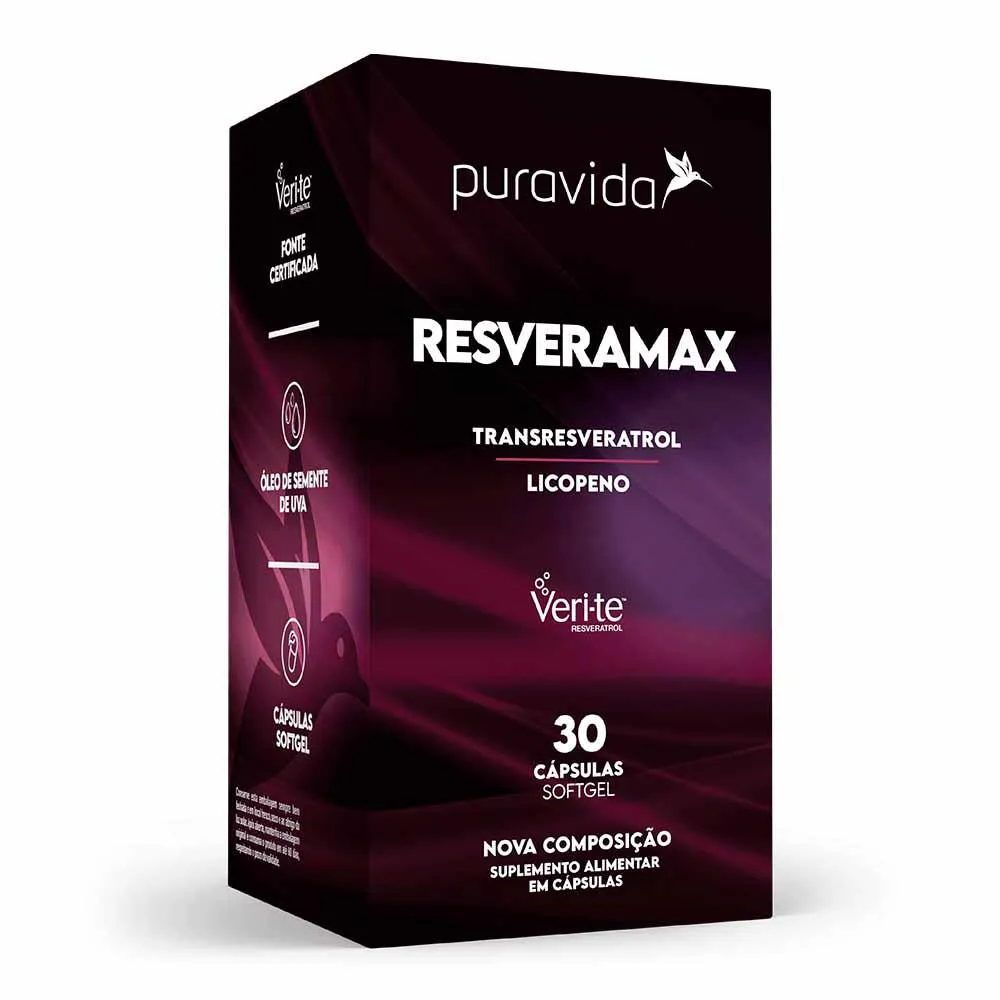 RESVERAMAX 30 CAPS PURAVIDA