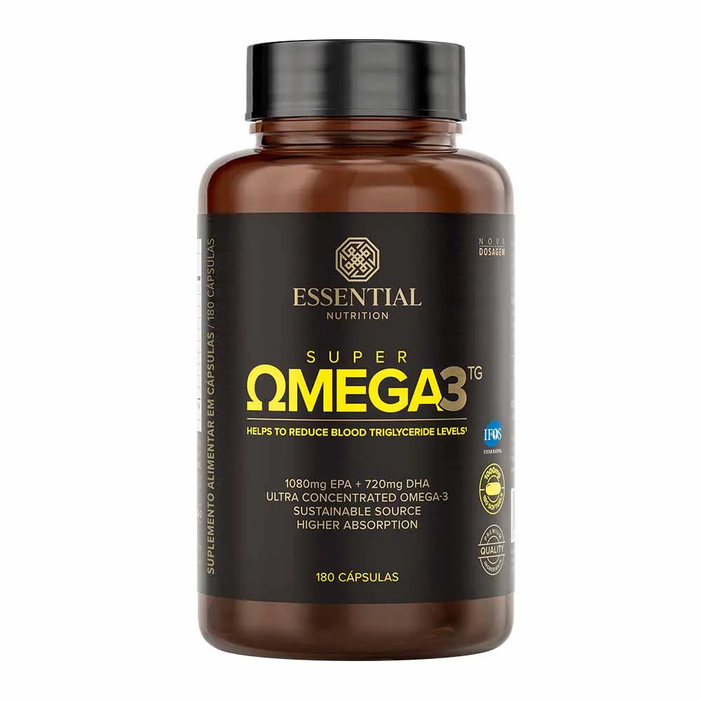 SUPER ÔMEGA 3 180 CAPS ESSENTIAL NUTRITION