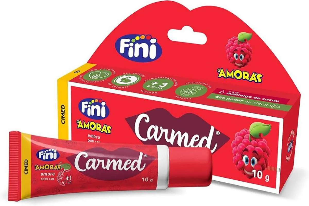 CARMED FINI HIDRATANTE LABIAL AMORAS CLARO 10G