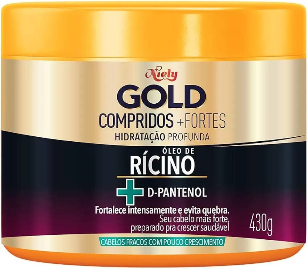CREME MULTIFUNCIONAL NIELY GOLD 3 EM 1 COMPRIDOS FORTES 430G