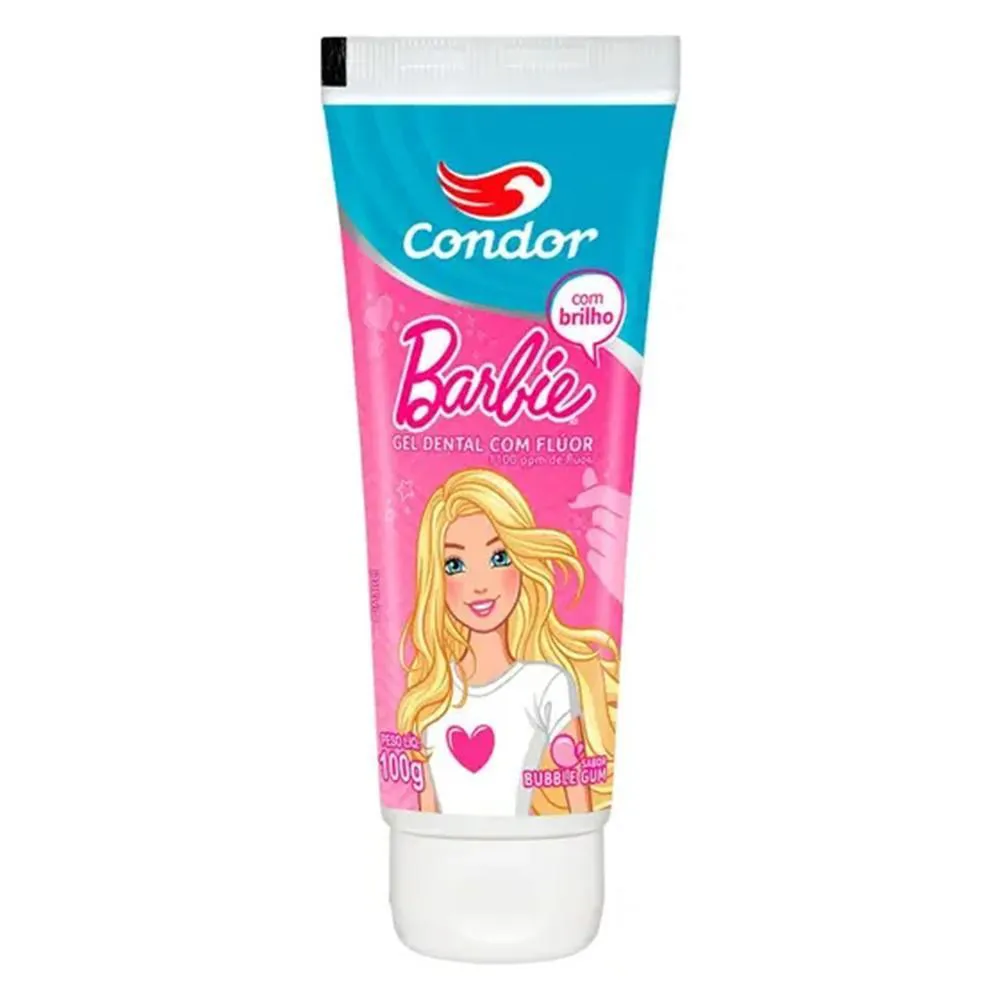GEL DENTAL CONDOR BARBIE  BRILHO 100G