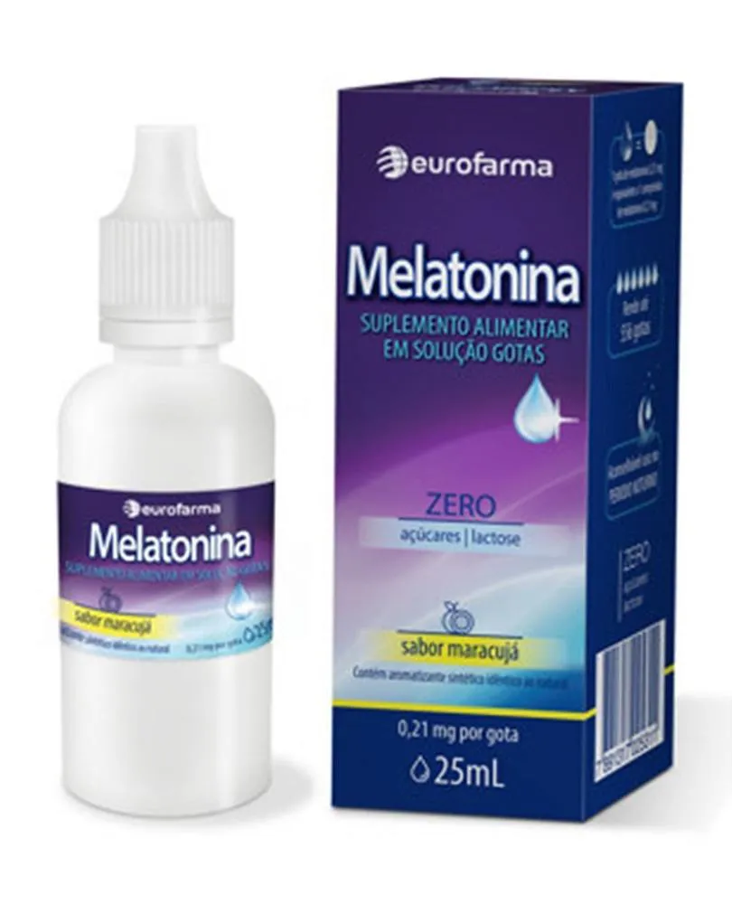 MELATONINA MENTA GOTAS 25ML EUROFARMA