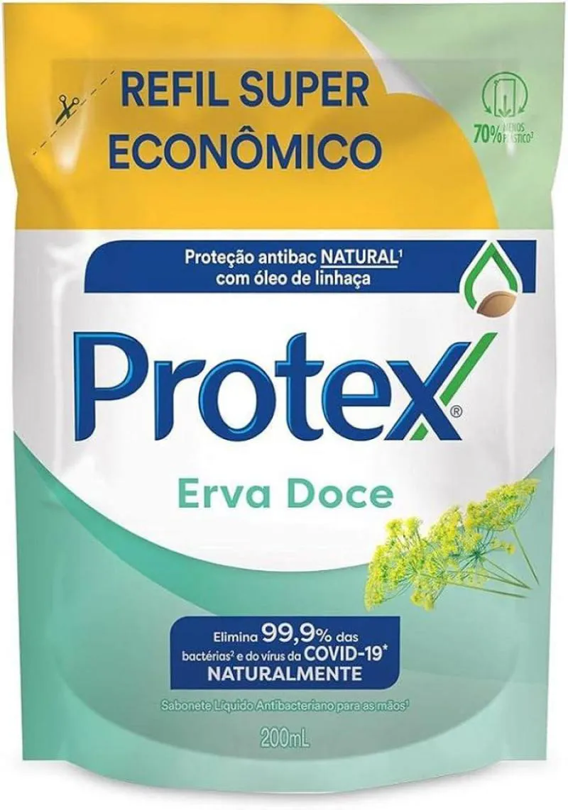 SABOETE LIQUIDO PROTEX ERVA DOCE REFIL 200ML