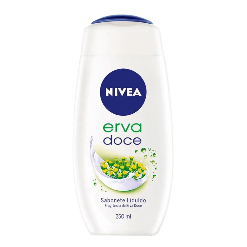 SABONETE LIQUIDO NIVEA ERVA DOCE 250ML