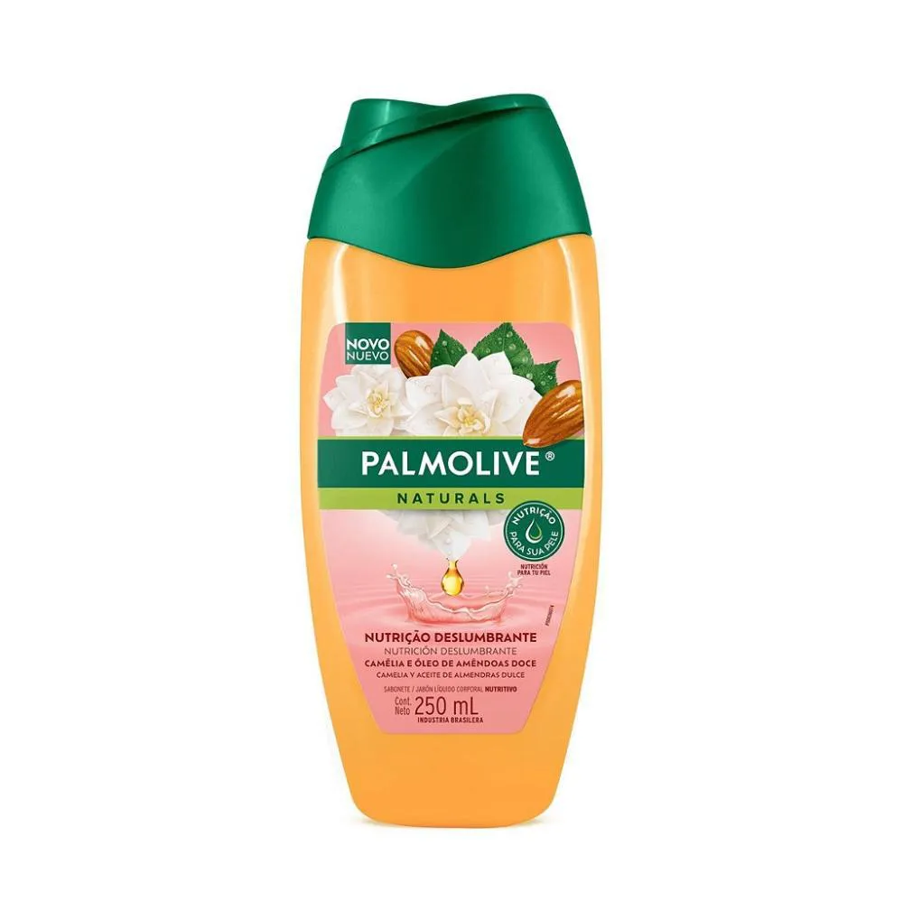 SABONETE LIQUIDO PALMOLIVE CAMELIA E OLEO DE AMENDOAS 250ML