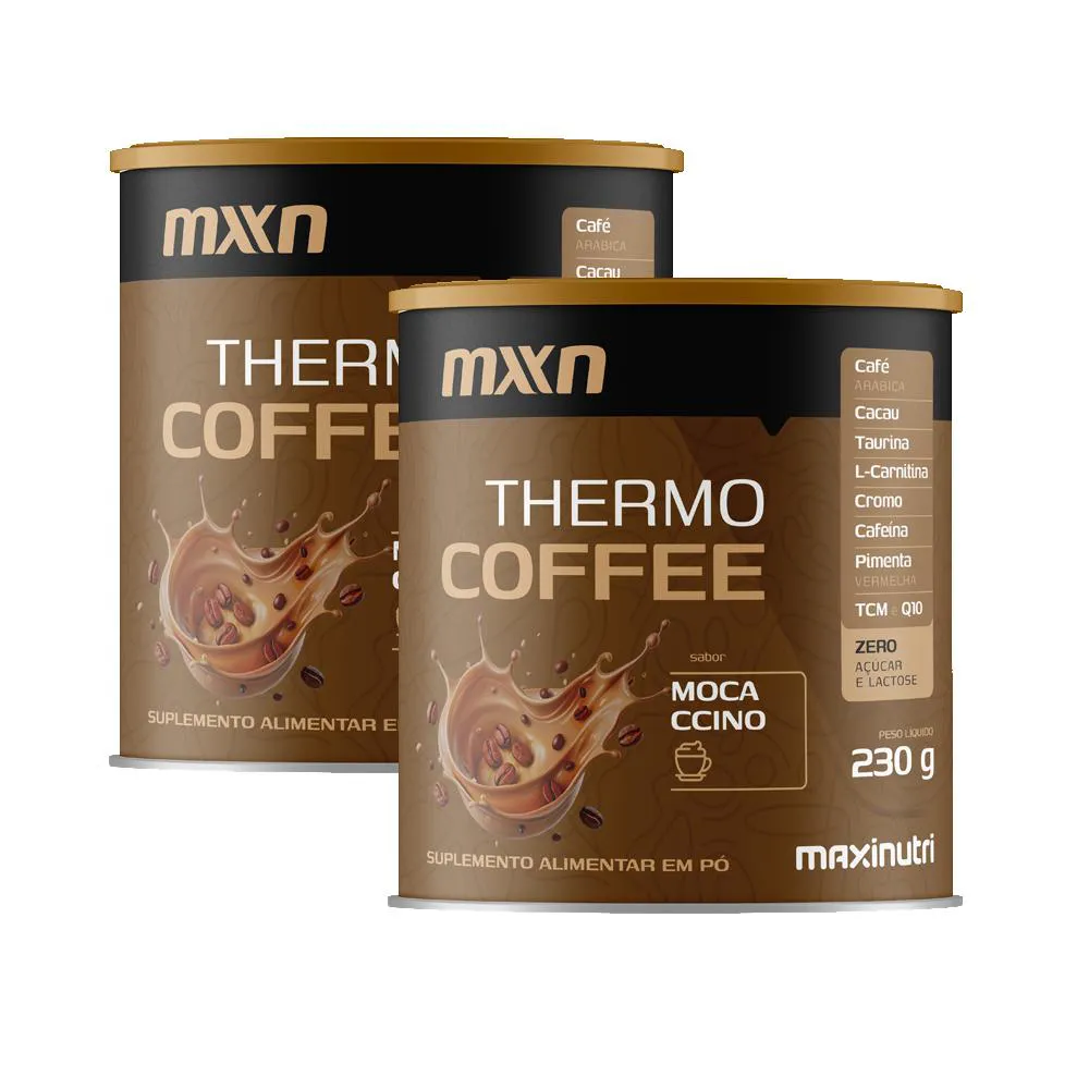 KIT 2 THERMO COFFEE MOCCACINO 230G MAXINUTRI