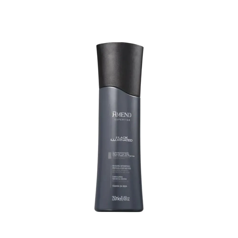 CONDICIONADOR AMEND BLACK ILLUMINATED 250ML REALCE DA COR