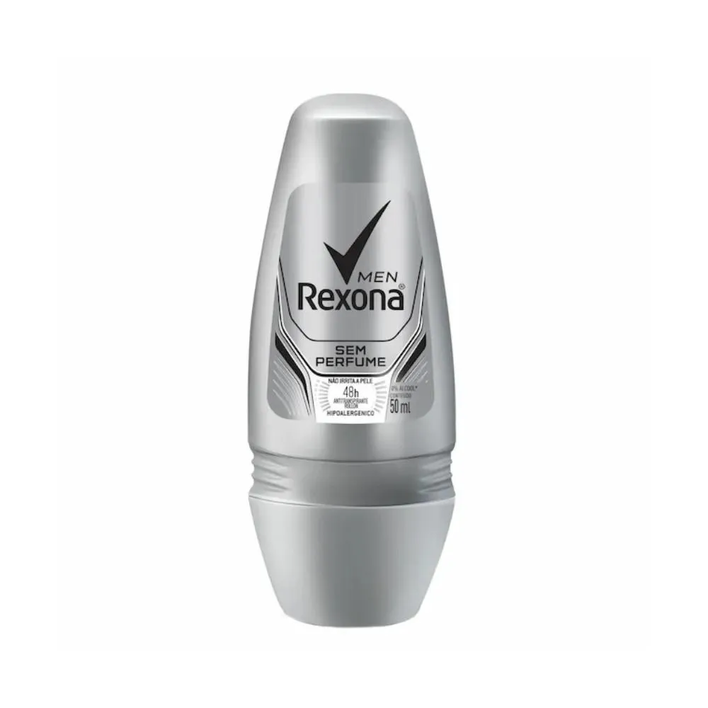 DESODORANTE REXONA ROLL-ON MEN SEM PERFUME COM 50ML