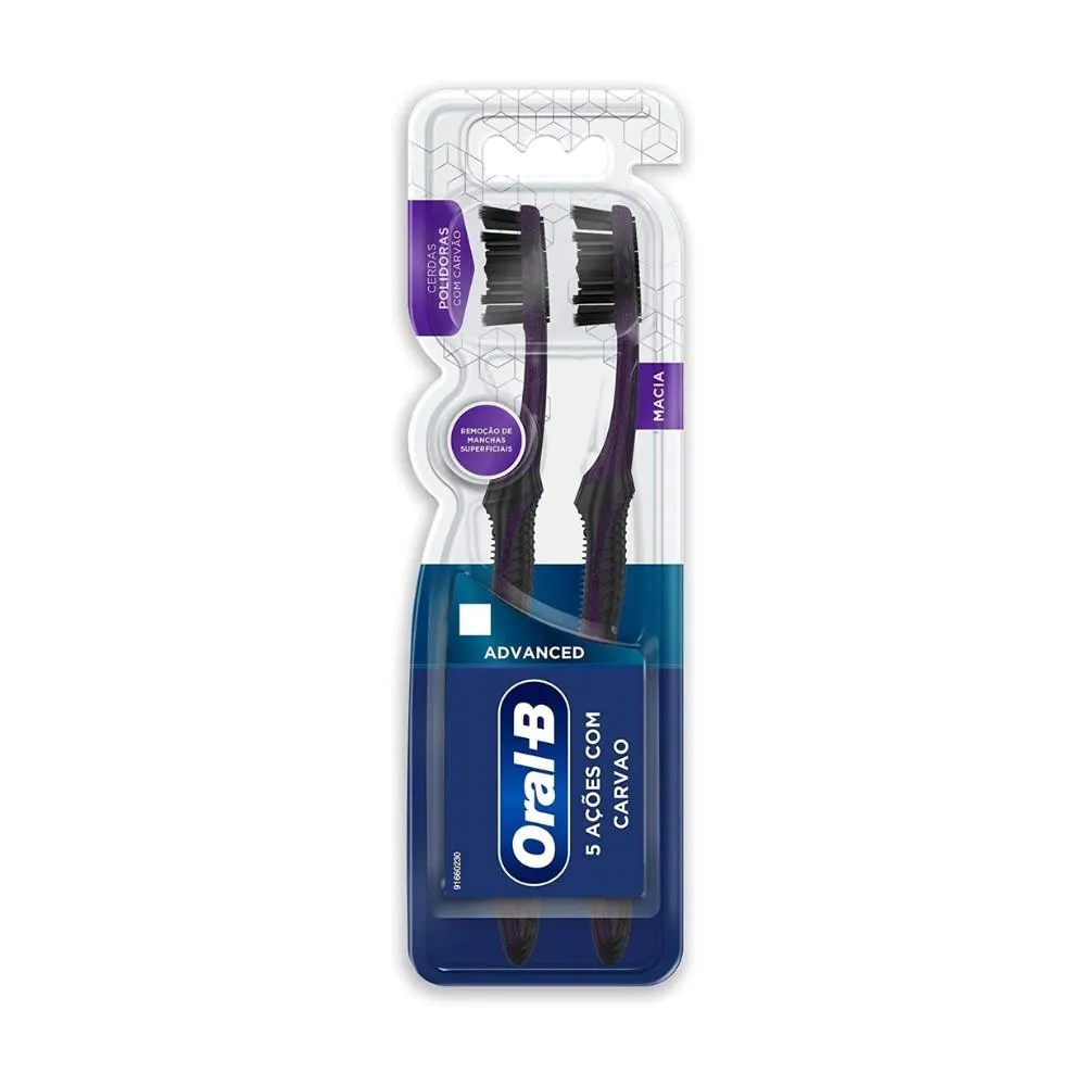 ESCOVA ORAL B CARVAO 2UN