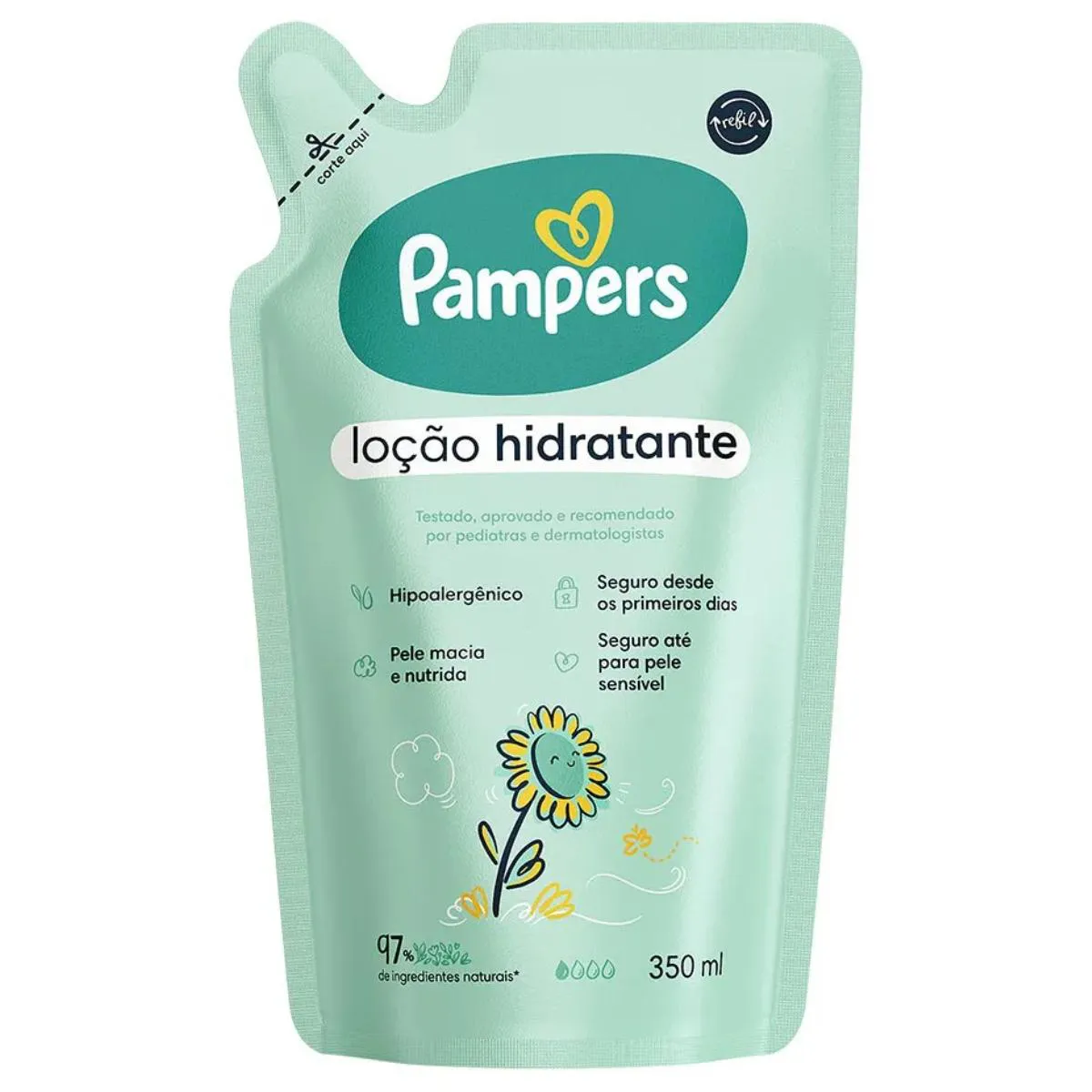 LOçãO HIDRATANTE PAMPERS REFIL 350ML
