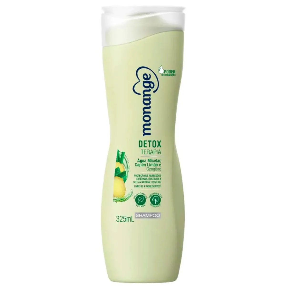 SHAMPOO DETOX TERAPIA AçãO ANTIPOLUIçãO MONANGE 325ML