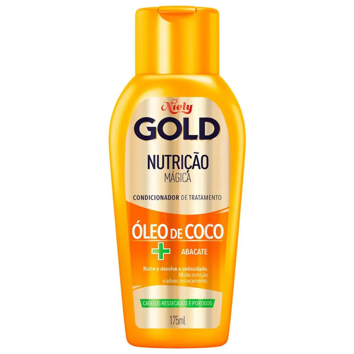 CONDICIONADOR NUTRIçãO MáGICA ÓLEO DE COCO + ABACATE NIELY GOLD 175ML