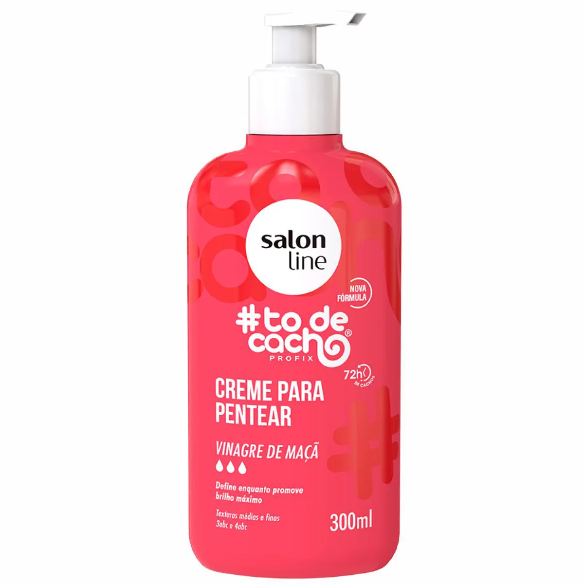 CREME PARA PENTEAR SALON LINE VINAGRE DE MAçã 300ML