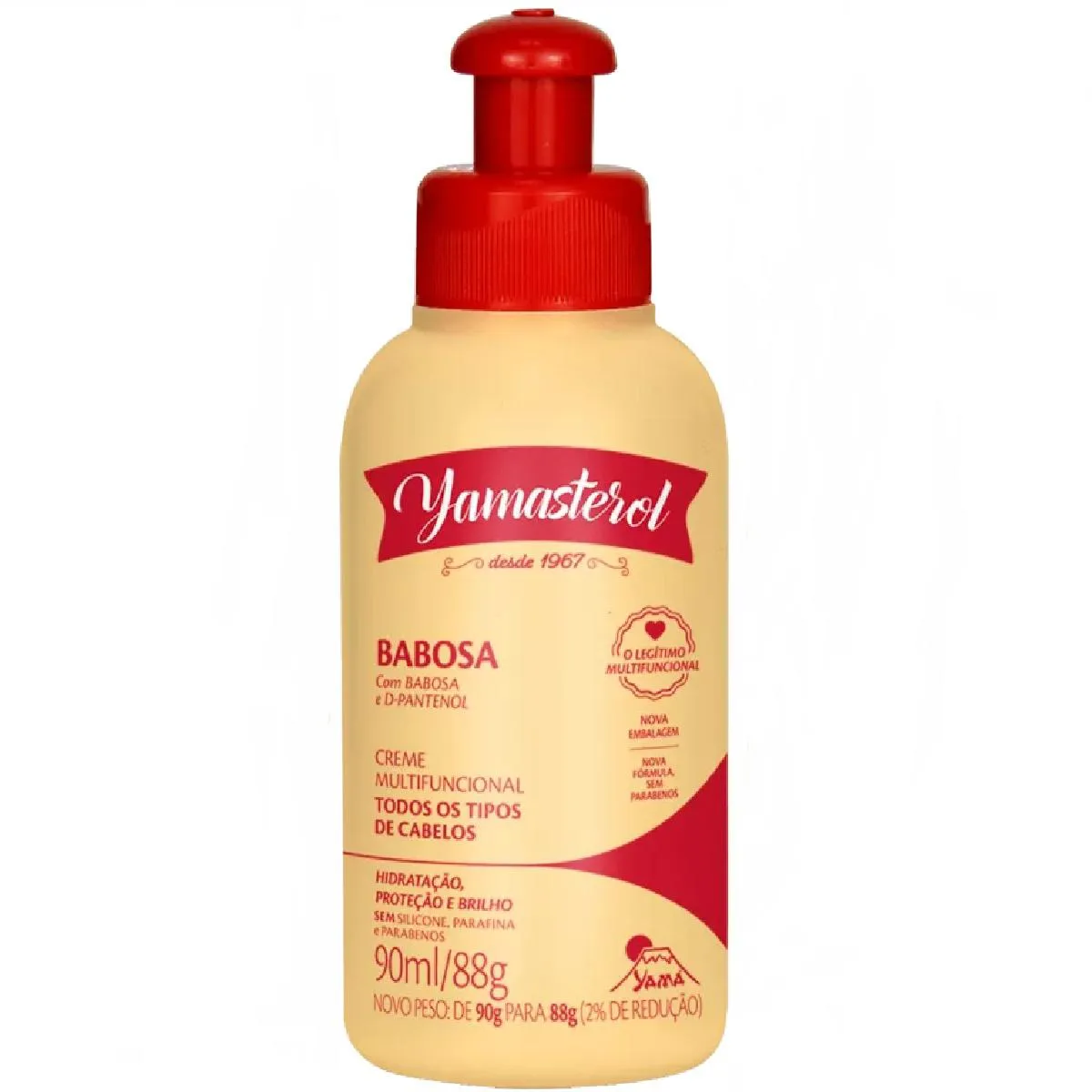 CREME YAMASTEROL BABOSA E D`PANTENOL MULTIFUNCIONAL 90G
