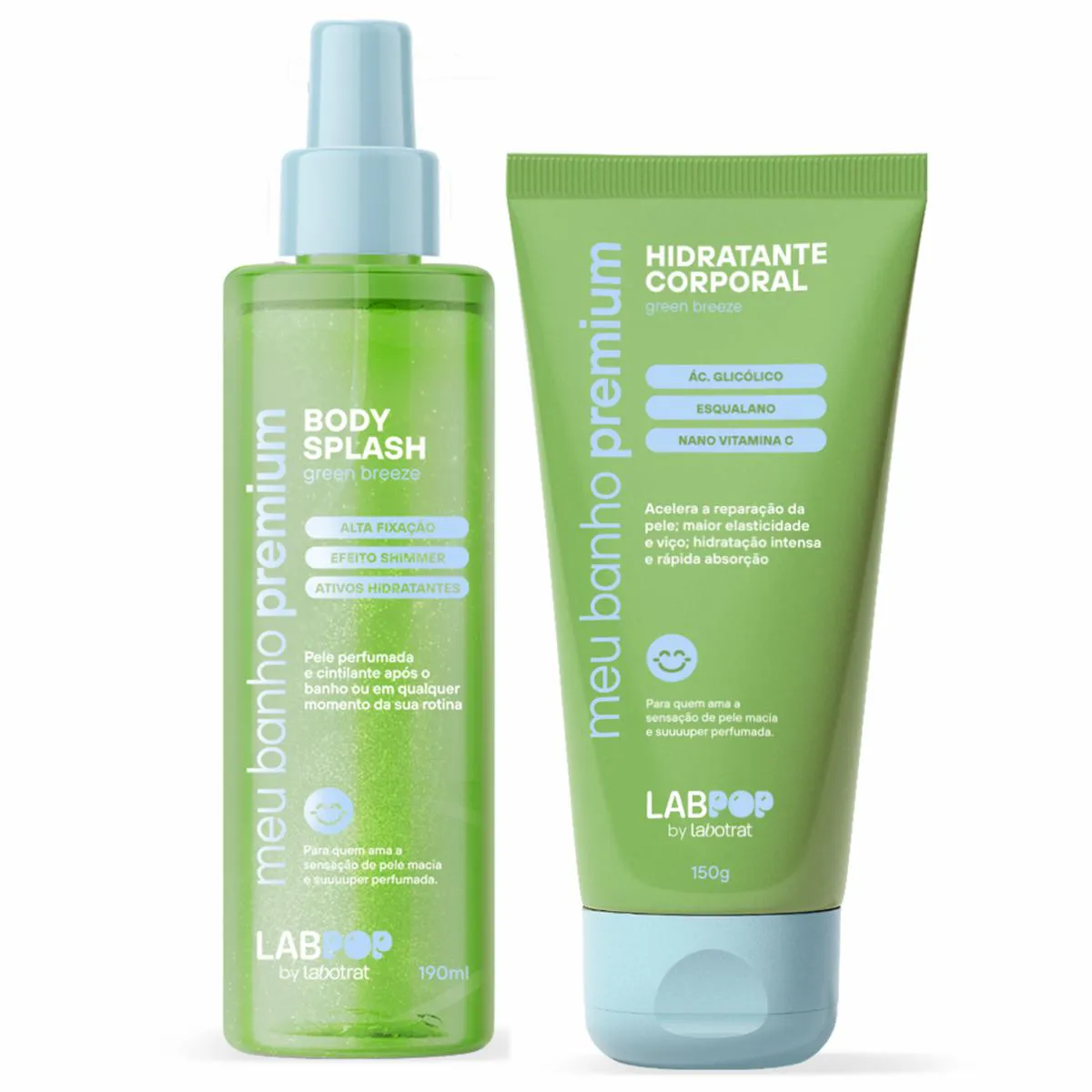 KIT LABOTRAT GREEN BREEZE HIDRATANTE CORPORAL + BODY SPLASH