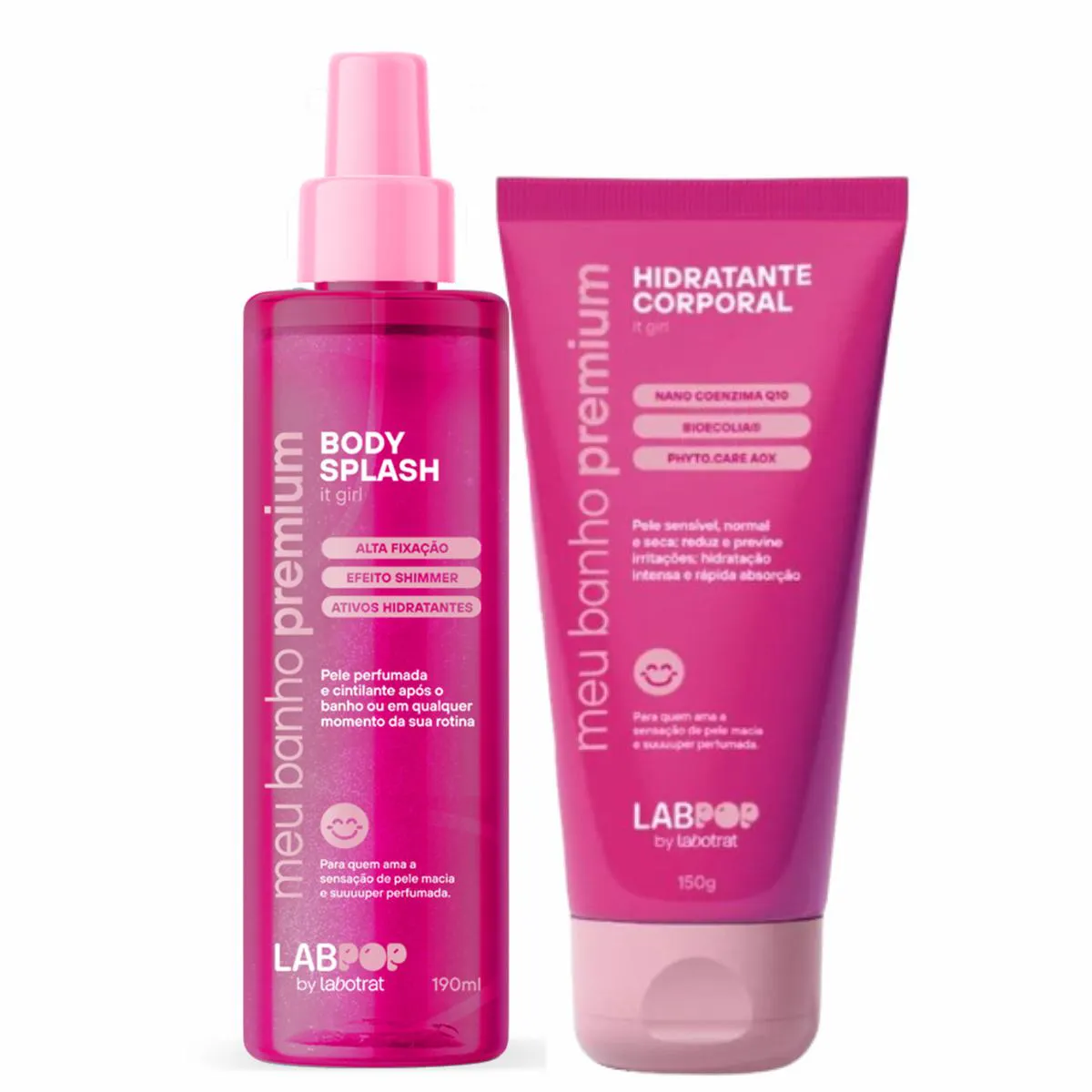 KIT LABOTRAT IT GIRL HIDRATANTE CORPORAL + BODY SPLASH