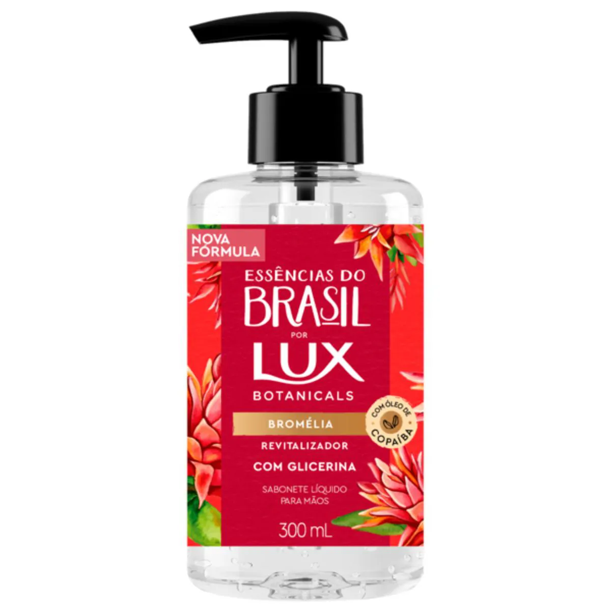 SABONETE LíQUIDO LUX BROMéLIA REVITALIZADOR BOTANICALS PUMP 300ML