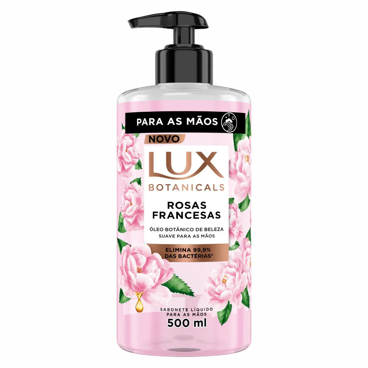 SABONETE LíQUIDO LUX ROSAS FRANCESAS PELE MACIA BOTANICALS PUMP 500ML