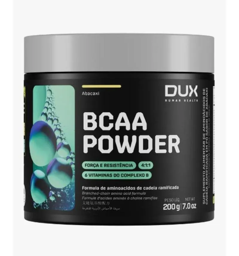 BCAA POWDER - POTE 200G DUX NUTRITION SABOR ABACAXI