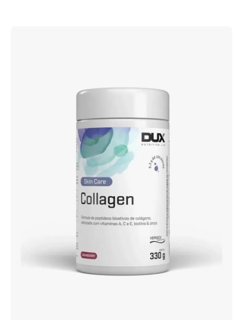 COLLAGEN - COLáGENO HIDROLISADO VERISOL DUX NUTRITION - 330G SABOR CRANBERRY