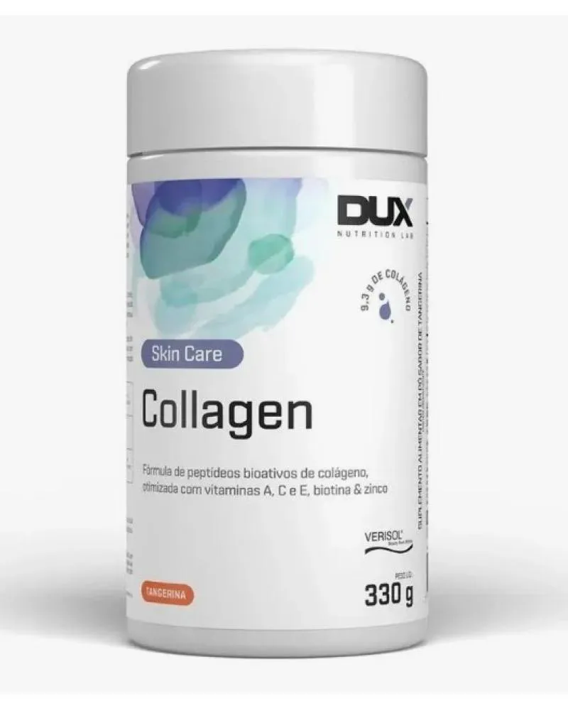 COLLAGEN - COLáGENO HIDROLISADO VERISOL DUX NUTRITION - 330G SABOR TANGERINA