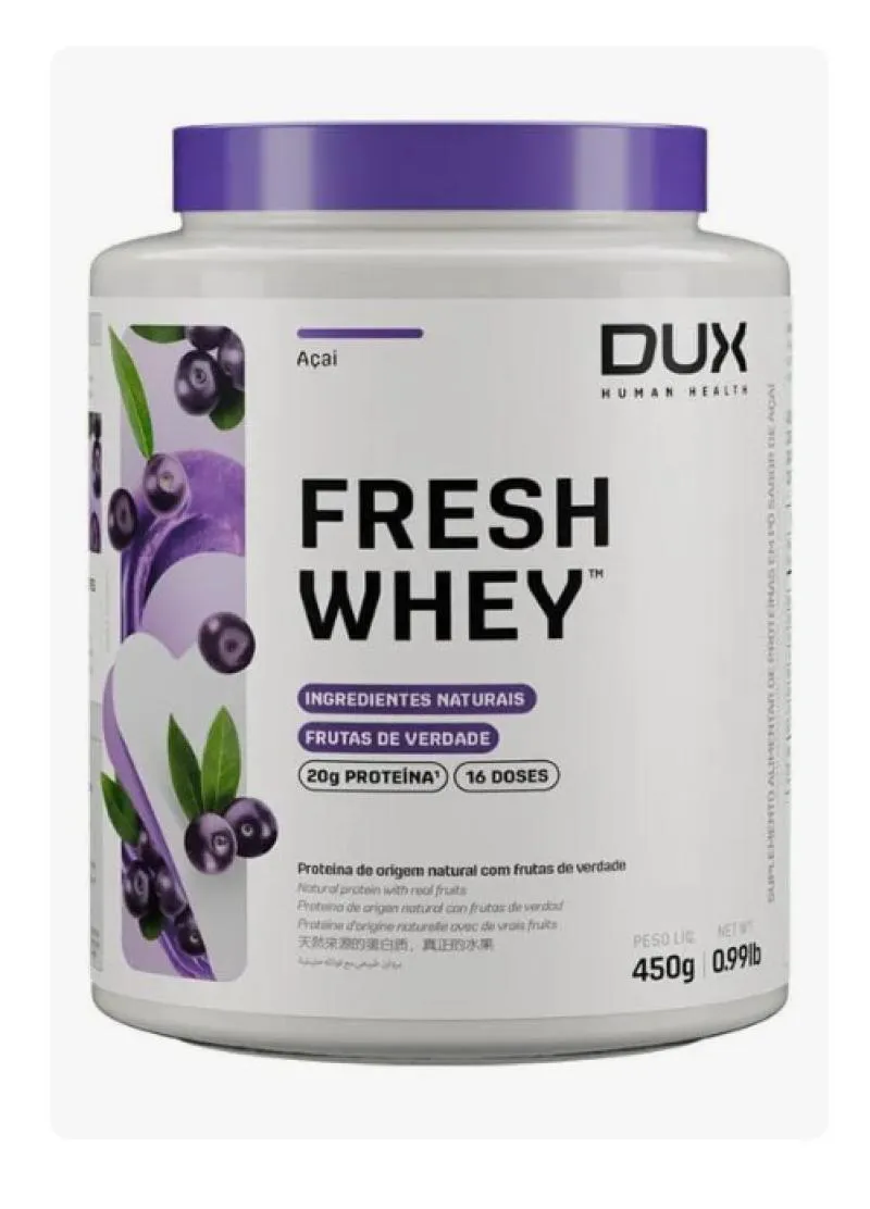 FRESH WHEY  450G - DUX NUTRITION -  SABOR AçAí