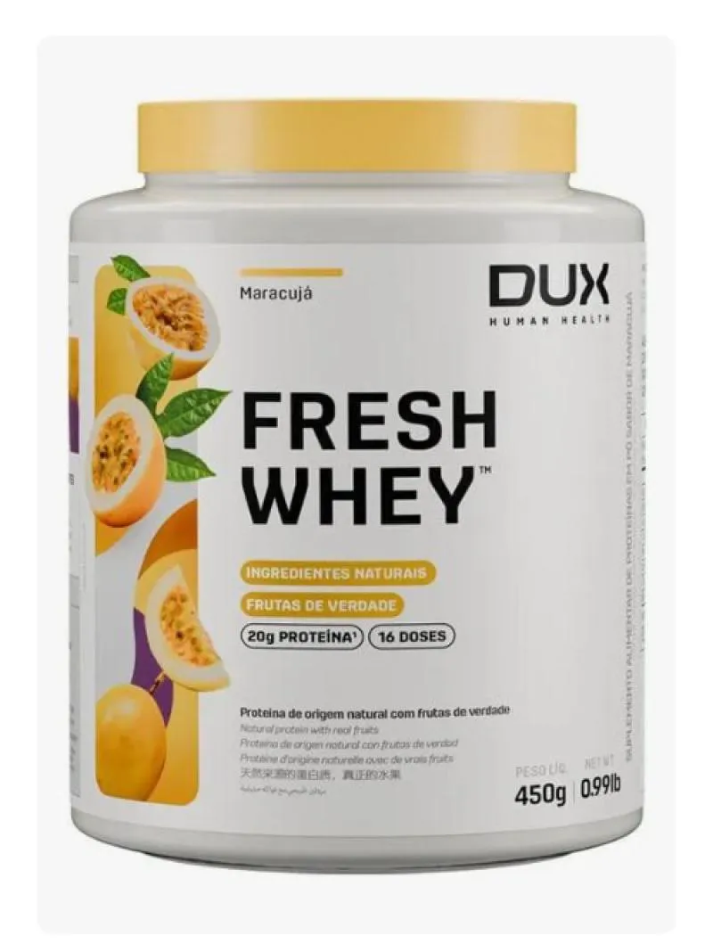 FRESH WHEY 450G - DUX NUTRITION - SABOR MARACUJá