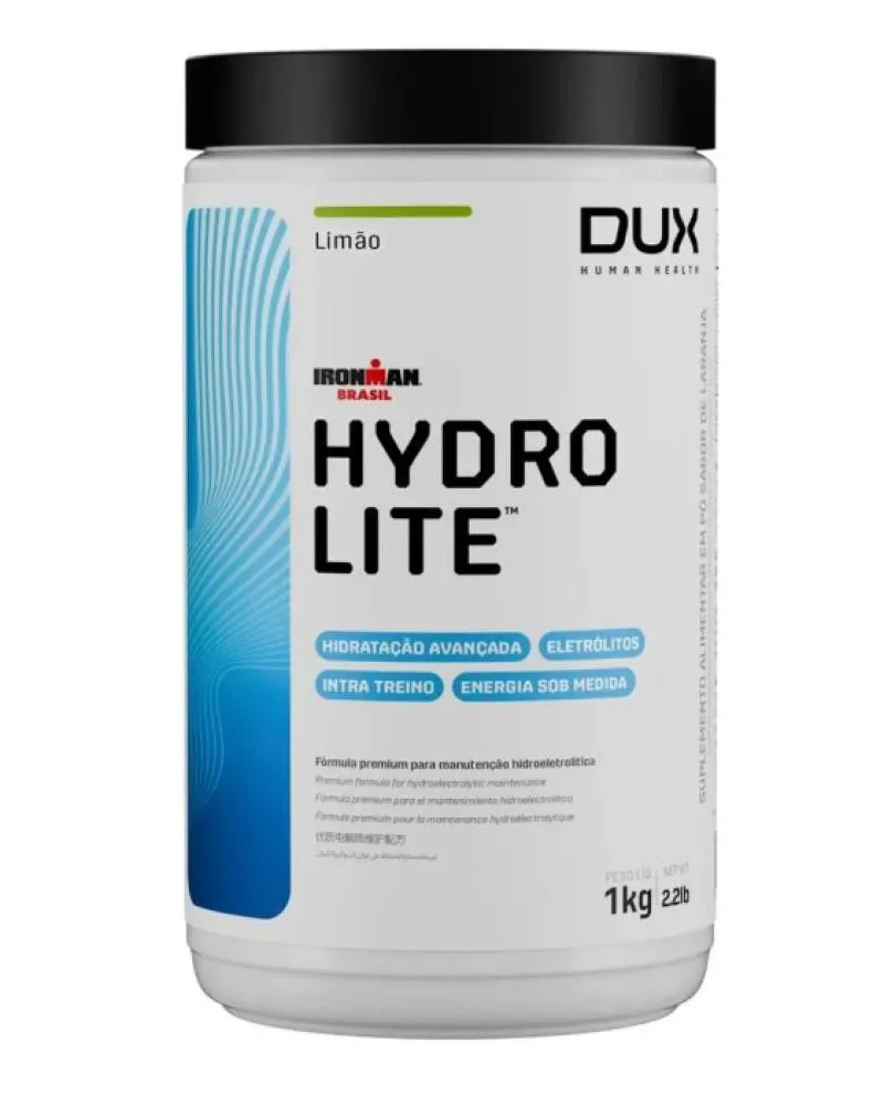 HYDROLITE POTE 1KG REPOSITOR HIDROELETROLíTICO DUX SABOR LIMãO