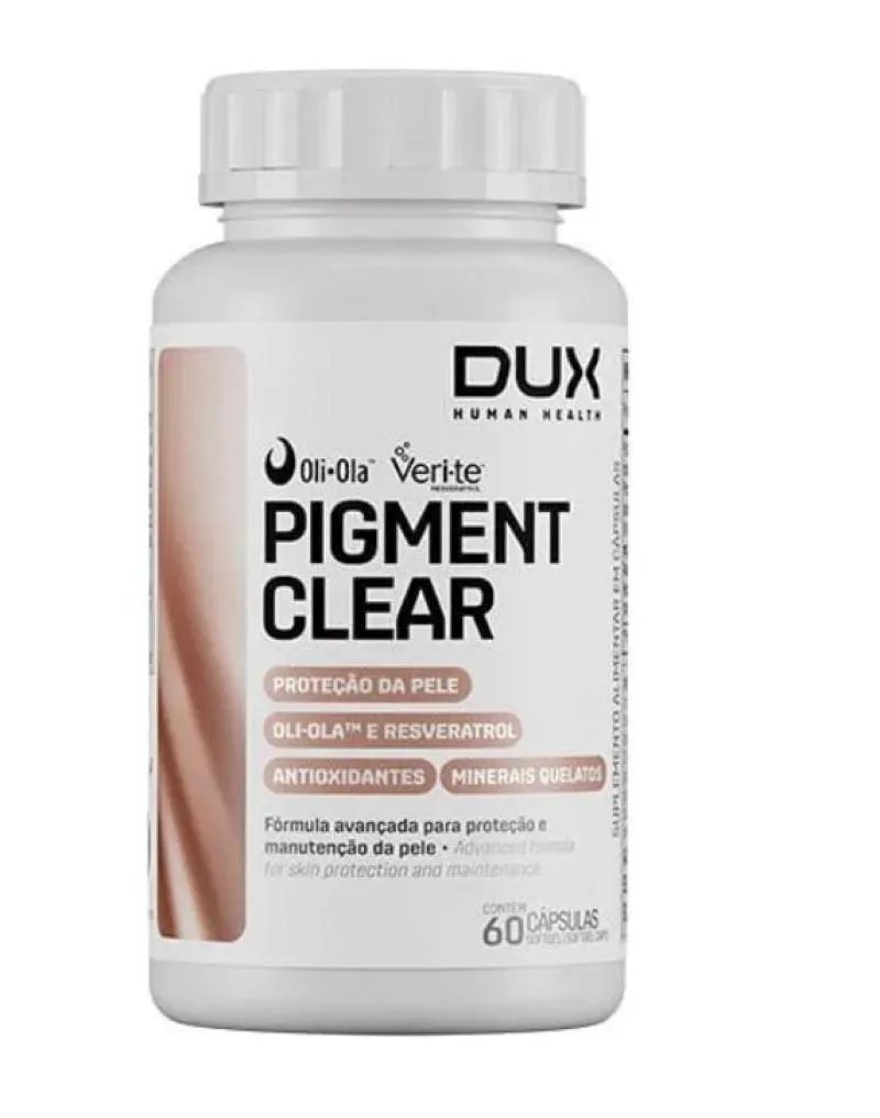 PIGMENT CLEAR - 60 CáPSULAS DUX NUTRITION