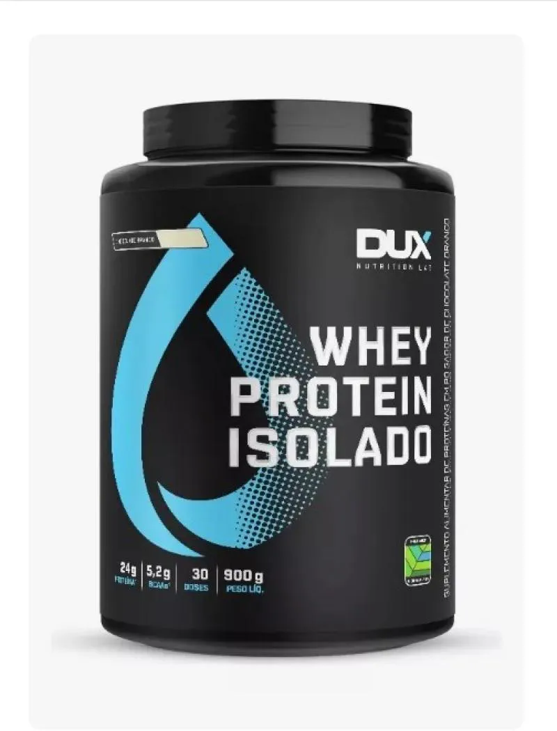 WHEY PROTEIN ISOLADO DUX NUTRITION - POTE 900G SABOR CHOCOLATE BRANCO