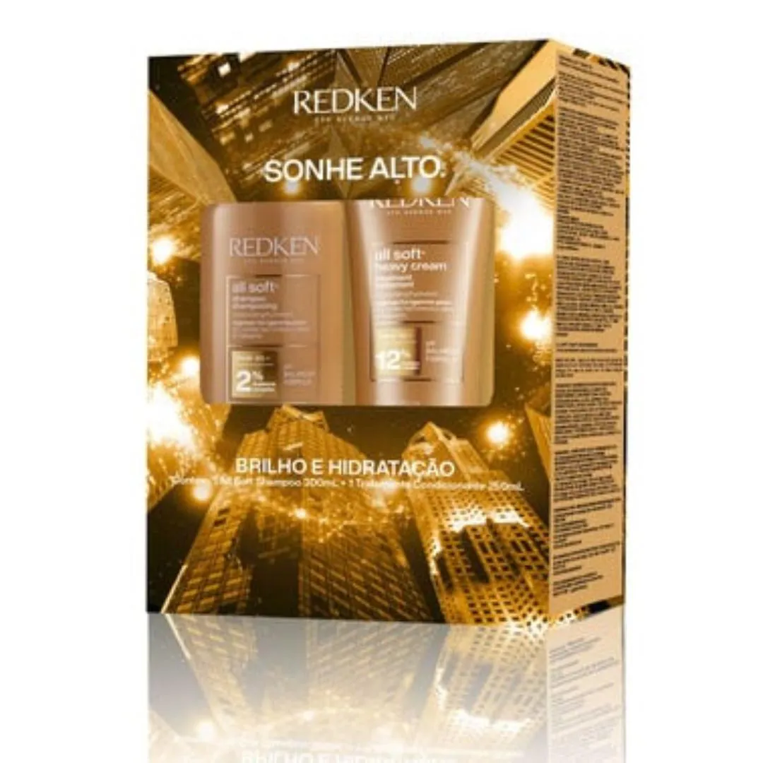 KIT REDKEN ALL SOFT -SHAMPOO 300ML E MáSCARA 250ML