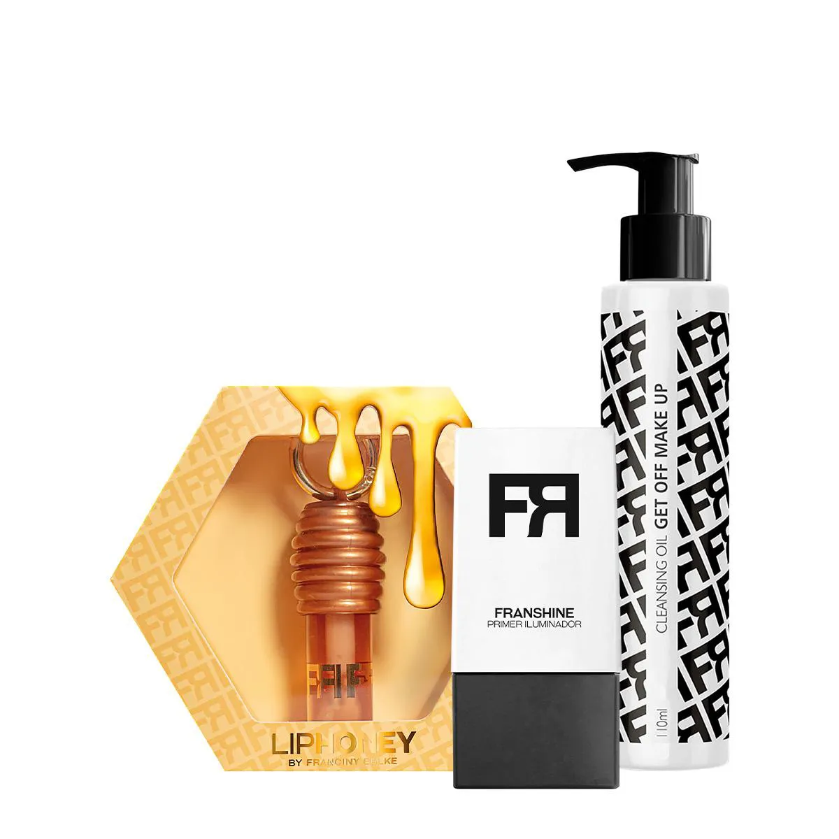 KIT FRAN BY FRANCINY EHLKE POROS ZERO GLOW MáXIMO (3 PRODUTOS)