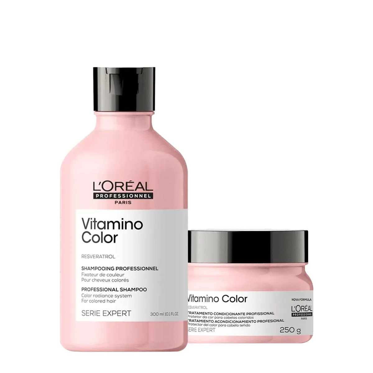 KIT L&#039ORéAL PROFESSIONNEL VITAMINO COLOR SHAMPOO MáSCARA (2 PRODUTOS)