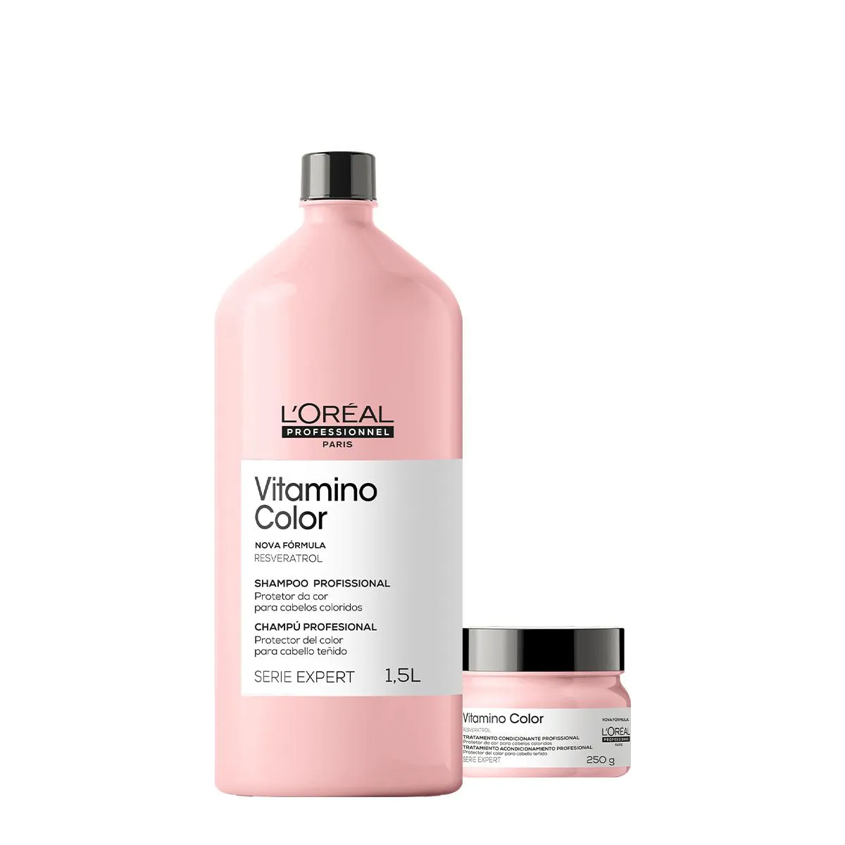 KIT L&#039ORéAL PROFESSIONNEL VITAMINO COLOR SHAMPOO MáSCARA 250 (2 PRODUTOS)