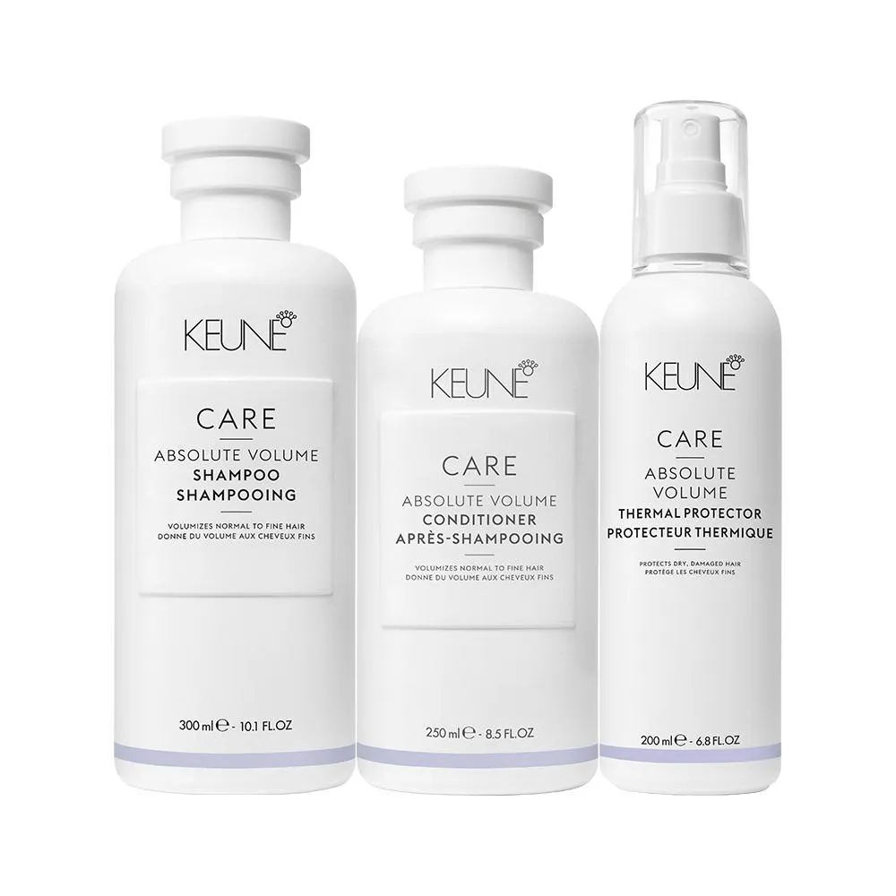 KIT KEUNE CARE ABSOLUTE VOLUME FULL LITRO (3 PRODUTOS)