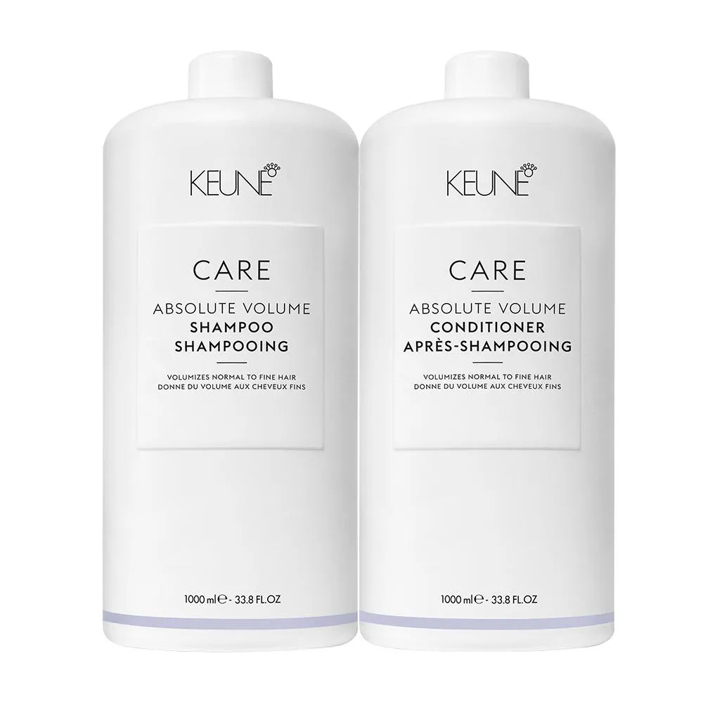 KIT KEUNE CARE ABSOLUTE VOLUME - DUO LITRO (2 PRODUTOS)