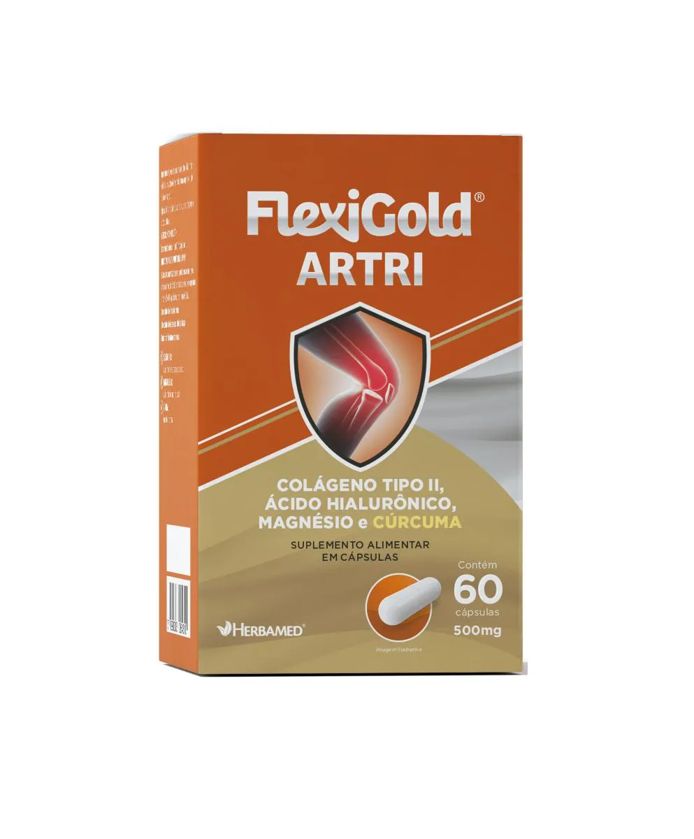 FLEXIGOLD ARTRI COLáGENO TIPO 2 60 CáP 40MG - HERBAMED
