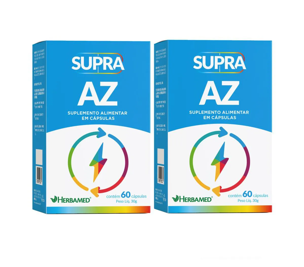 KIT 2 SUPRA A-Z SUPLEMENTO ALIMENTAR 60 CáPS. - HERBAMED