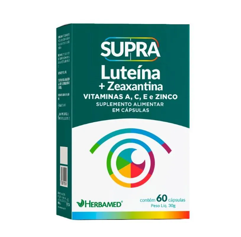 SUPRA LUTEíNA + ZEAXANTINA 60 CáPSULAS - HERBAMED