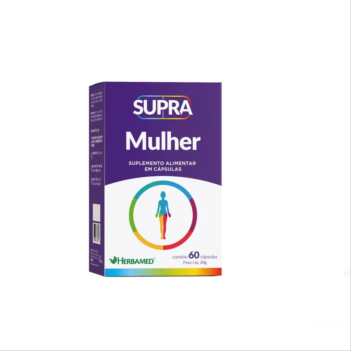 SUPRA MULHER SUPLEMENTO ALIMENTAR 60 CáPS. - HERBAMED