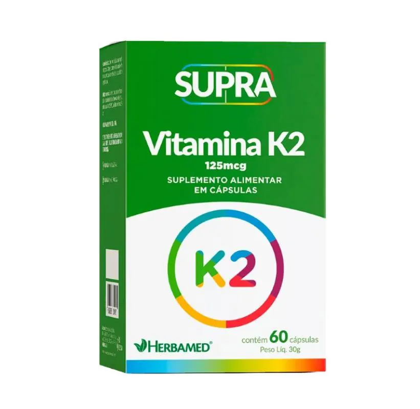 SUPRA VITAM. K2 125MCG 60 CáPSULAS - HERBAMED
