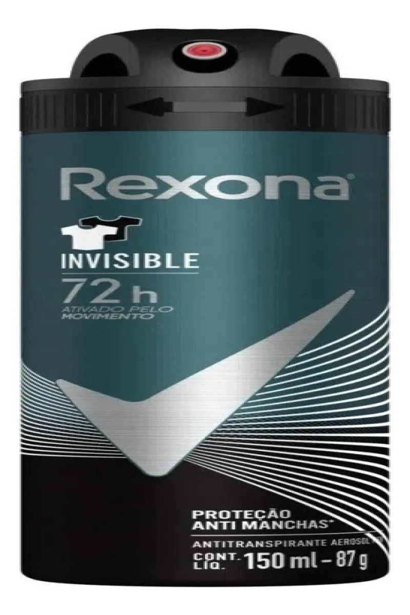 DESODORANTE AEROSOL REXONA 150 ML INVISIBLE