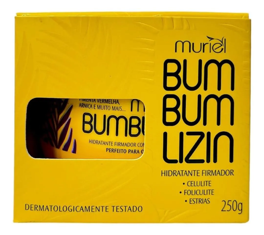 HIDRATANTE FIRMADOR BUM BUM LIZIN 250G - MURIEL