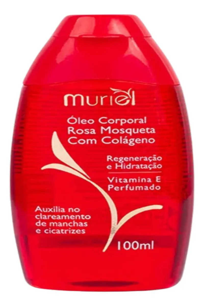 ÓLEO CORPORAL ROSA MOSQUETA E COLáGENO MURIEL 100ML GESTANTE
