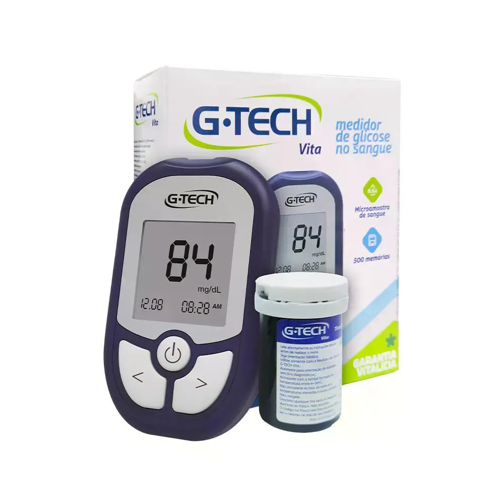 KIT MEDIDOR DE GLICOSE G-TECH VITA