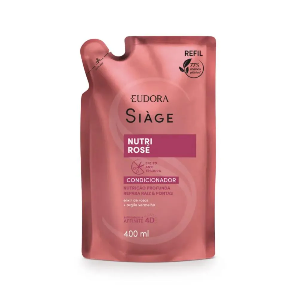REFIL CONDICIONADOR SIàGE EUDORA NUTRI ROSé 400ML