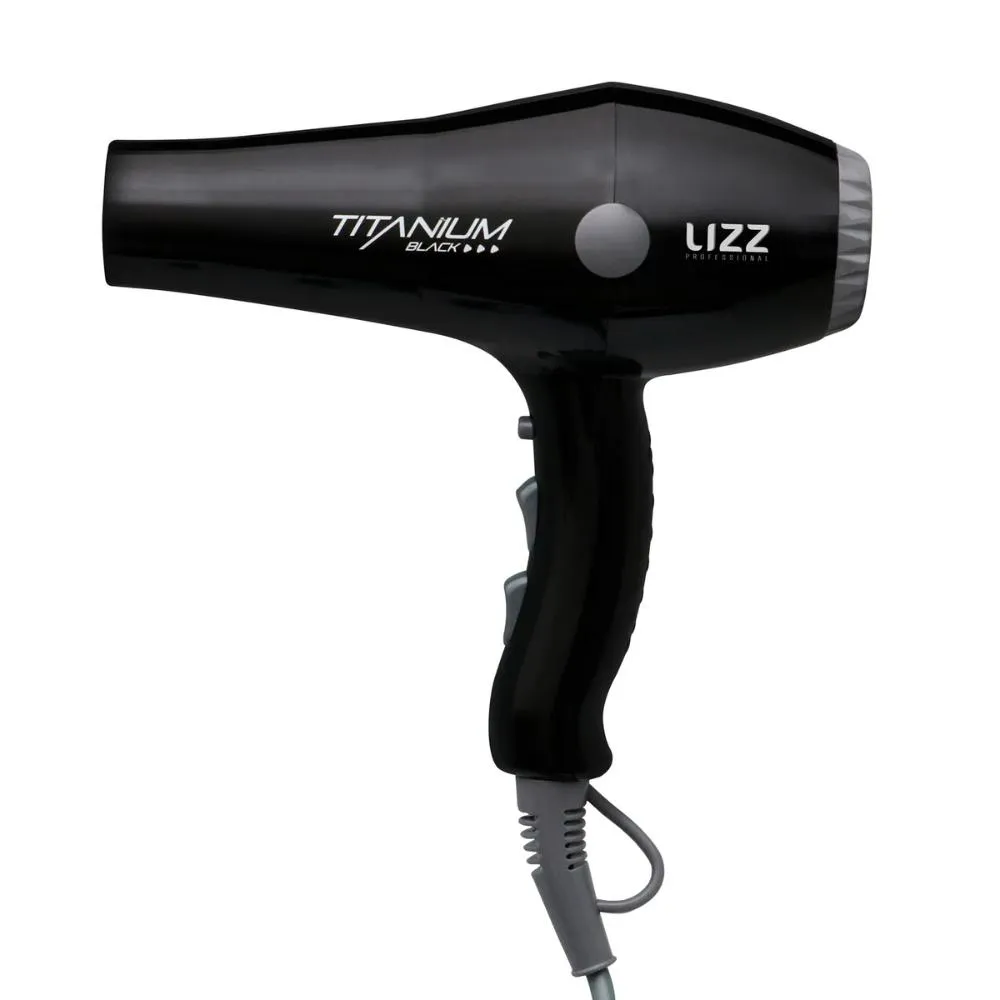 SECADOR DE CABELO LIZZ TITANIUM BLACK 2150W