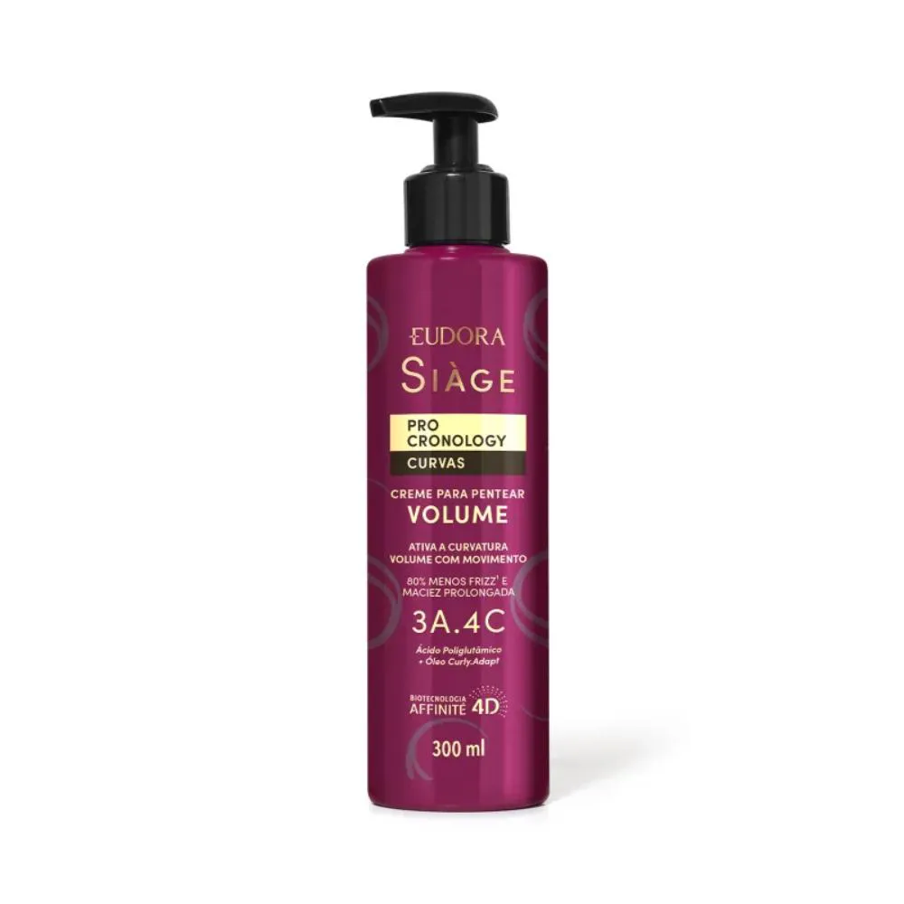 CREME PARA PENTEAR VOLUME SIàGE EUDORA PRO CRONOLOGY CURVAS 300ML