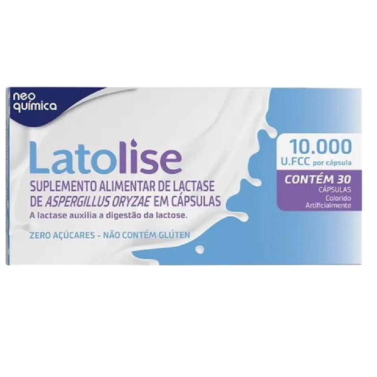 LATOLISE 10.000 U.FCC COM 30 CáPSULAS - NEO QUIMICA