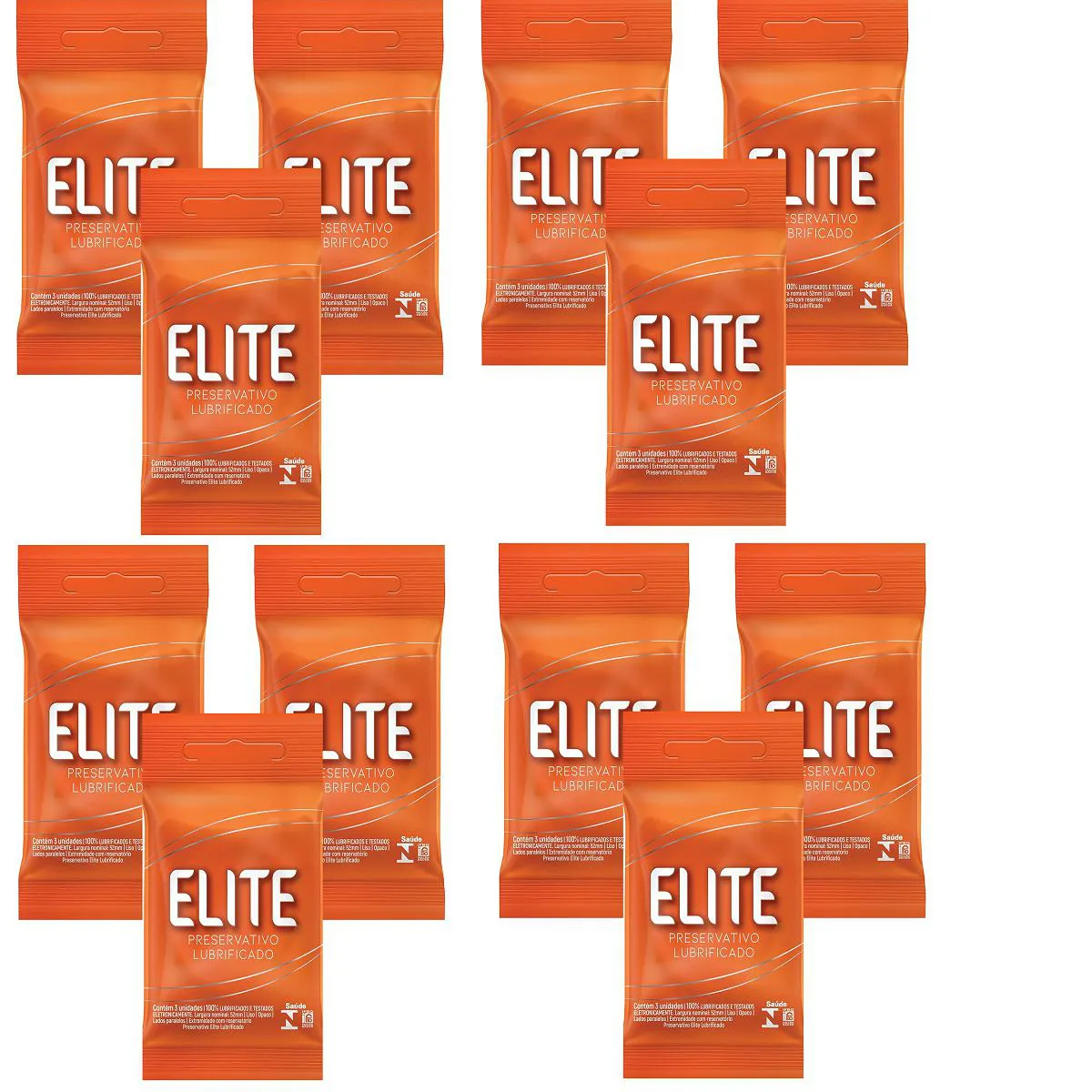 KIT COM 36 PRESERVATIVOS ELITE LUBRIFICADO - BLOWTEX
